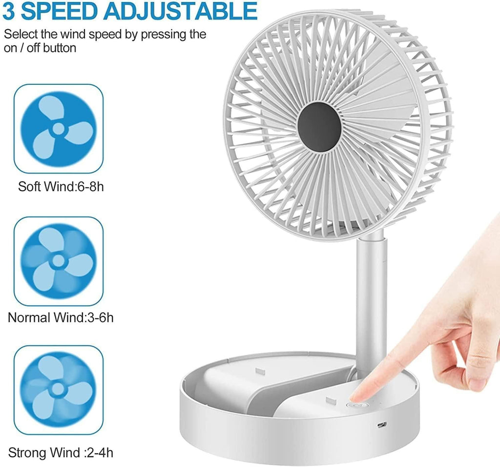 Rechargeable High Speed Table Fan