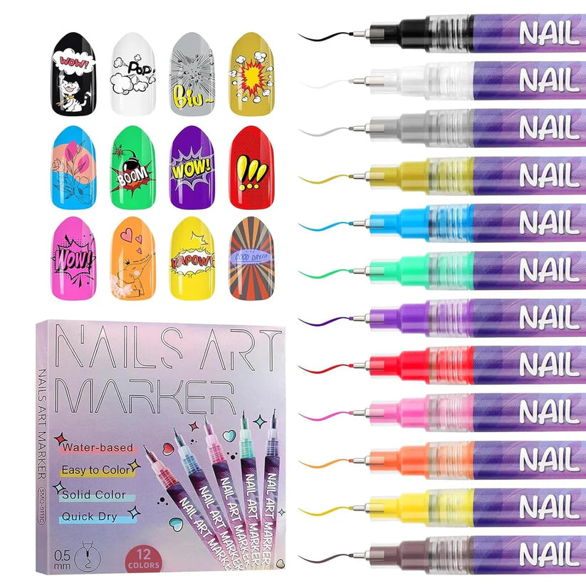 "12 in 1" Nail Art Kit